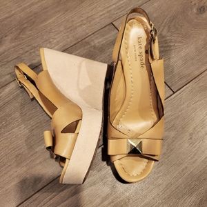 Kate spade Bow heel wedge